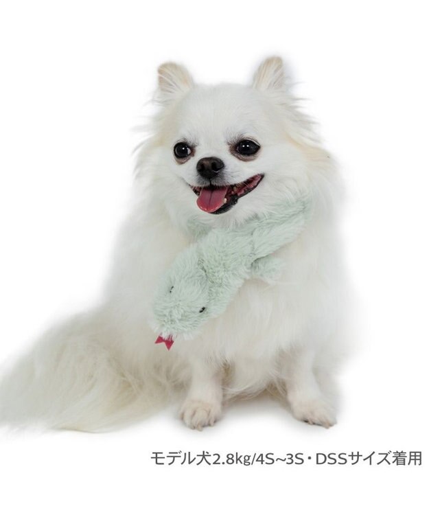 PET PARADISE ペットパラダイス 干支 巳 マフラー 《 グリーン》 小型犬 ＳＳ～ＳＭ・ＤＳ・ＤＭ グリーン