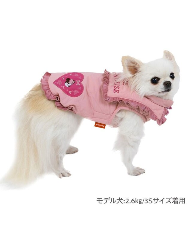 PET PARADISE ディズニー ミニーマウス 遠赤外線 軽量ふわベスト 小型犬 ピンク