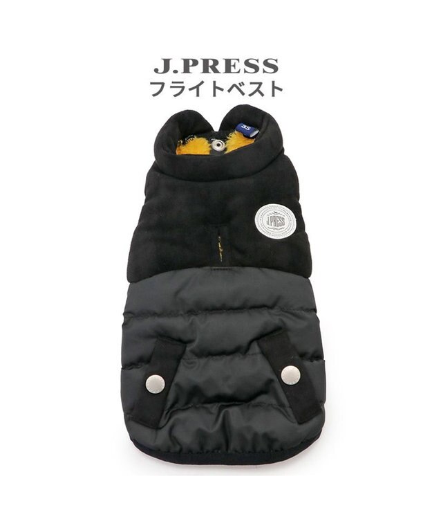 PET PARADISE J.PRESS フライトベスト 《ブラック》 小型犬 ブラック
