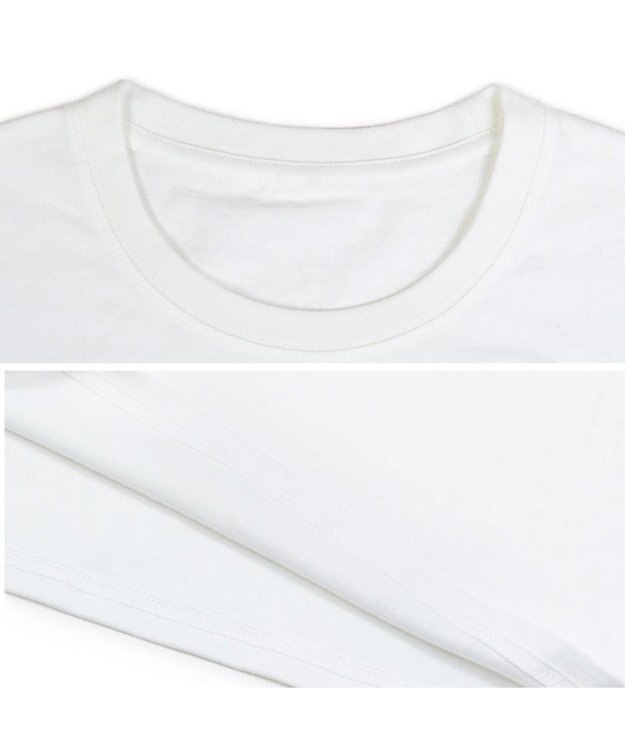 Mother garden しろたん 半袖 Ｔシャツ 《ウミウシ＆イカー》 ユニセックス ホワイト