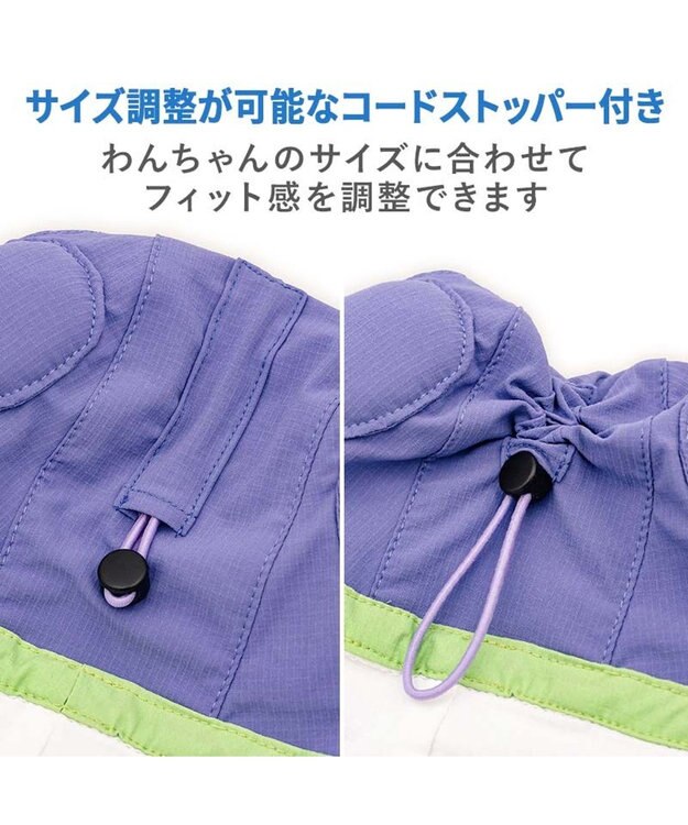 PET PARADISE ディズニー トイ・ストーリー バズ 保冷付き帽子 ＳＭ 中型犬 パープル