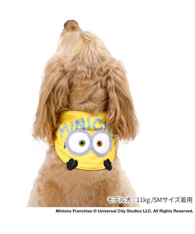 PET PARADISE ミニオン ボブ クールバンダナ 中型犬 黄