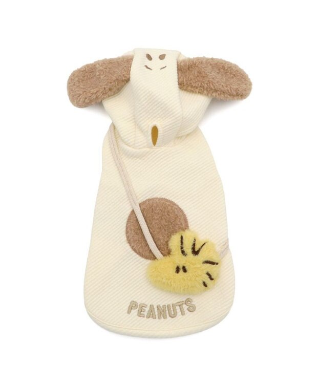PET PARADISE スヌーピー なかよし パーカー 小型犬 オフホワイト