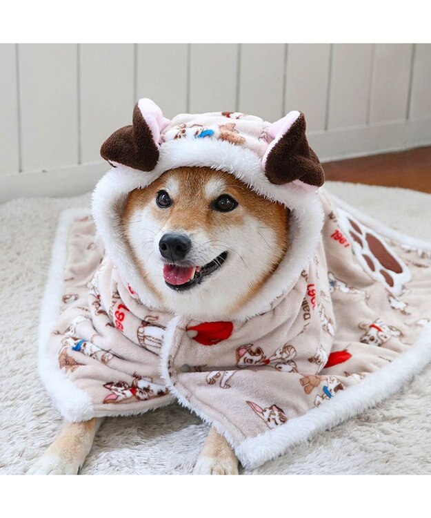 PET PARADISE ディズニー 101匹わんちゃん 着る毛布 《風船柄》 中型犬 風船柄