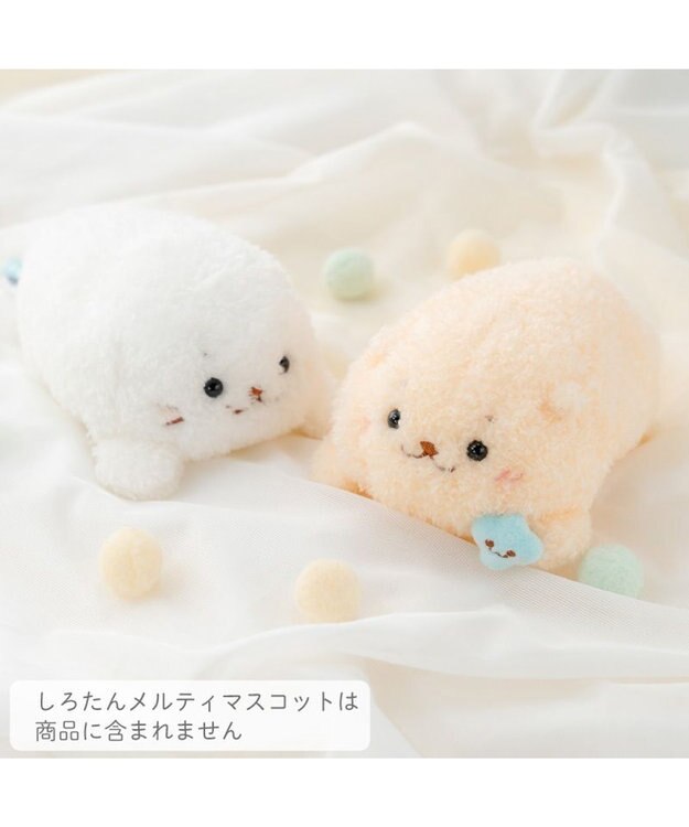 Mother garden しろたん らっこいぬメルティ 手のりマスコット ベージュ