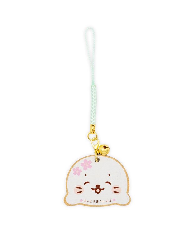 Mother garden しろたん 木製 絵馬根付 《顔ぼん》きっとうまくいくよ 単品 顔ぼん
