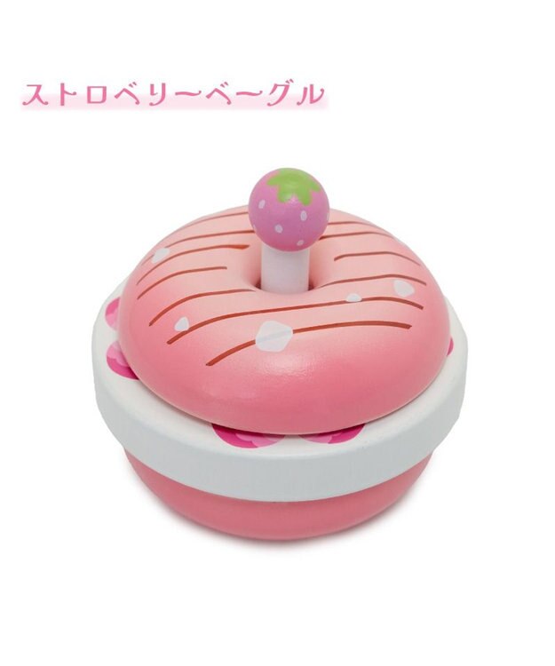 Mother garden マザーガーデン 木製 ストロベリーベーグルサンド 単品 ストロベリーベーグルサンド