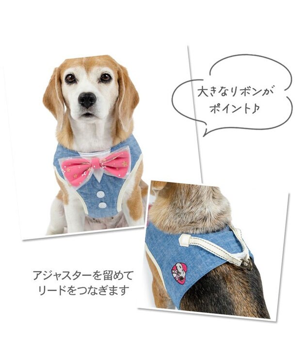 PET PARADISE スヌーピー バースデー ベストハーネス Ｍ ブルー