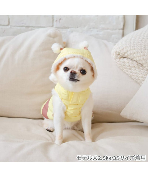 PET PARADISE ペットパラダイス 蜂さん 綿入り ベスト 小型犬 イエロー