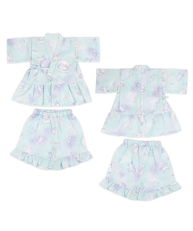 Mother garden マザーガーデン ユニコーン 甚平  《シェル》 95～100cm シェル
