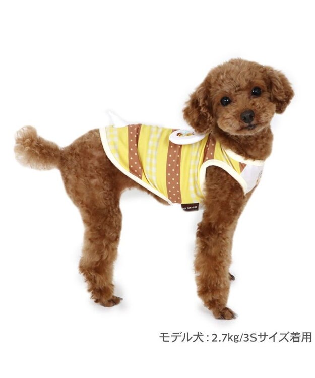 PET PARADISE ペットパラダイス エコメイド 天竺 タンクトップ 《蜂mix》 小型犬 イエロー