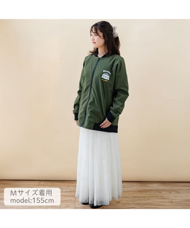 Mother garden しろたん ブルゾン《しろたんライダー柄》 ユニセックス  カーキ