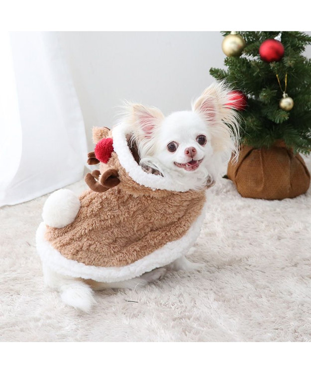 PET PARADISE ペットパラダイス クリスマストナカイ ポンチョ 小型犬 トナカイ
