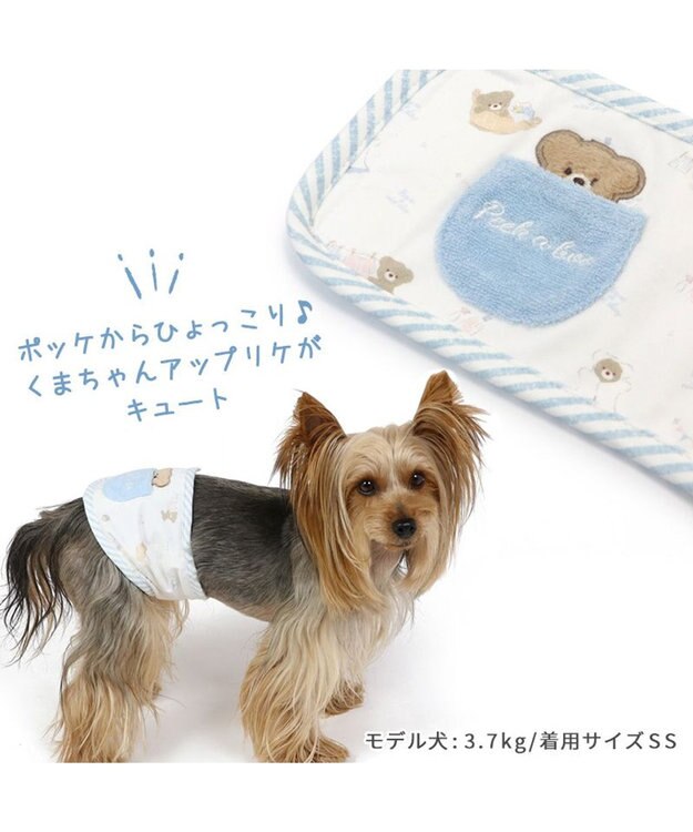 PET PARADISE 犬 服 マナーベルト マナーウエア 【小型犬】 くま柄 らくがき柄 くま柄