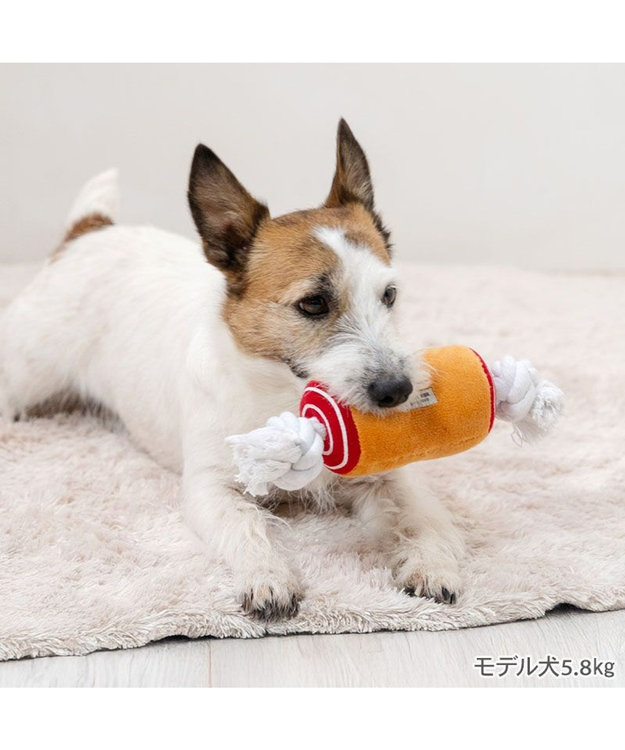 PET PARADISE ペットパラダイス 骨付き肉トイ  S 茶系