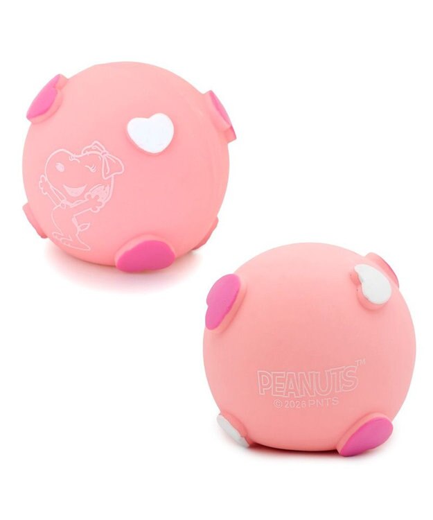 PET PARADISE スヌーピー ラテクスボール 《ベル》 ピンク