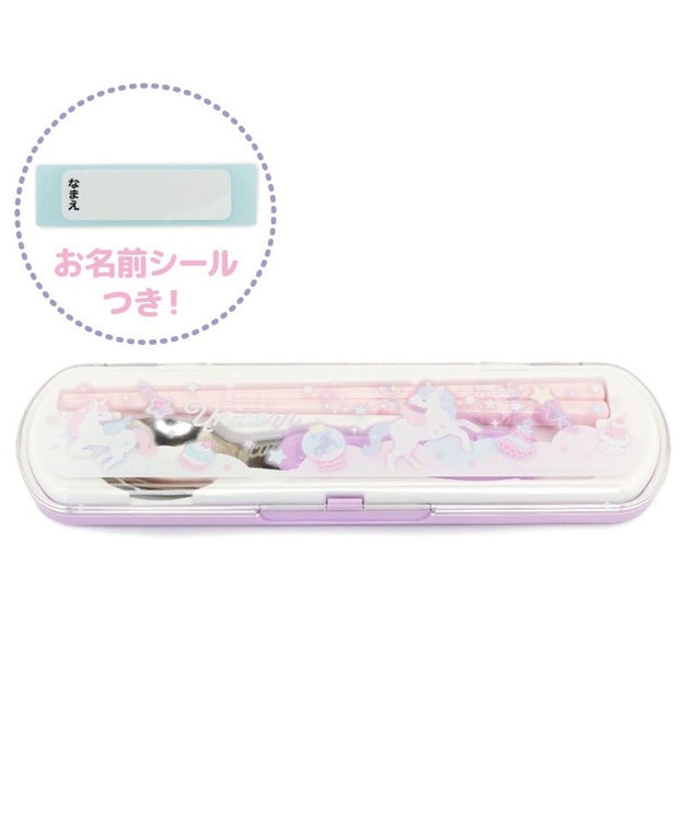 Mother garden マザーガーデン ユニコーン コンビセット 箸＆スプーン 《ファンシー柄》 ファンシー柄