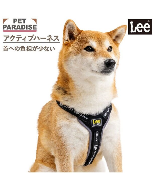 PET PARADISE Lee ロゴアクティブ ハーネス ＳＭ ブラック