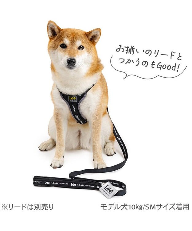 PET PARADISE Lee ロゴアクティブ ハーネス ＳＭ ブラック