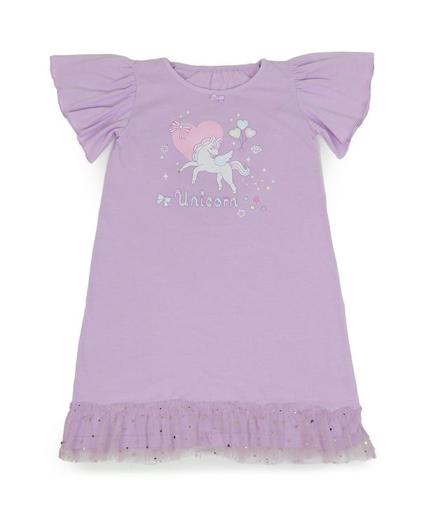 Mother garden マザーガーデン フリル袖 ワンピース Ｍ/L サイズ 100～120cm 120～140cm 《ユニコーン/野いちご》 ユニコーン