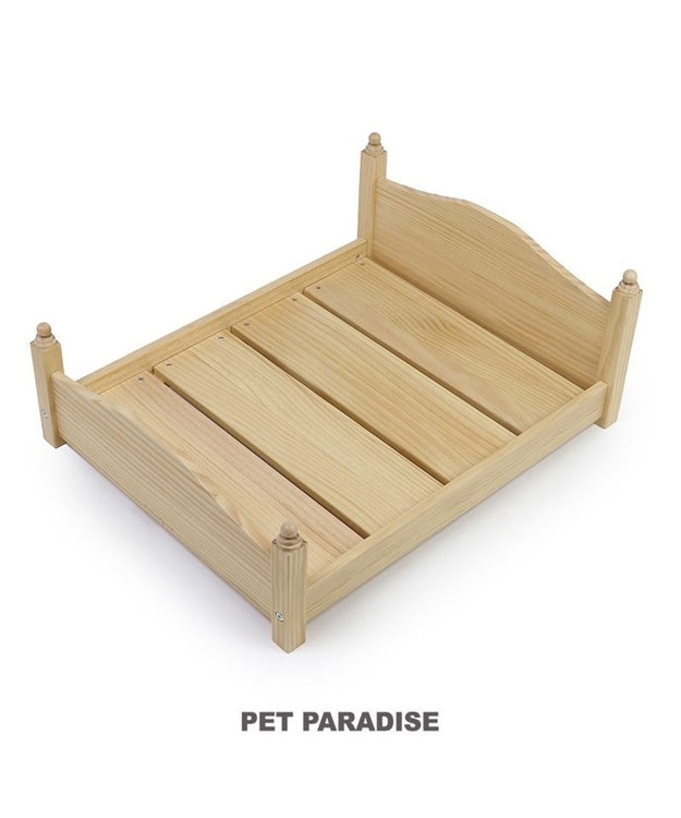 PET PARADISE ペットパラダイス ペット 木製ベッド 小型犬 茶