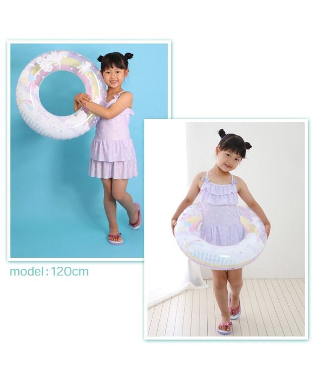Mother garden マザーガーデン 浮き輪 子供用 60cm 《ユニコーンレインボー/ユニコーングラデーション/レモンくま》 単品 ユニコーンレインボー