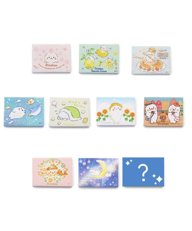 Mother garden しろたん ミニキャンバス コレクション第二弾　単品 単品1個 （柄は選べません）