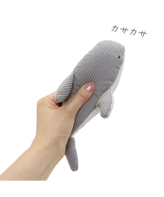 PET PARADISE 猫 おもちゃ  サメ コーデュロイ キャットニップ入り -