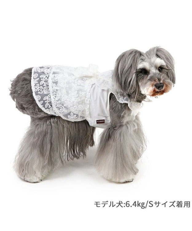 PET PARADISE ペットパラダイス レースワンピース 小型犬 ホワイト