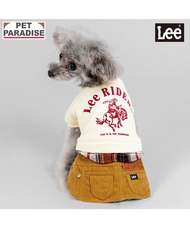 PET PARADISE Lee カウボーイ スカートつなぎ 小型犬 ホワイト
