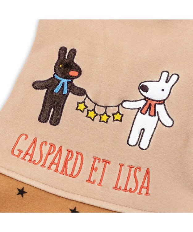 PET PARADISE リサとガスパール ペティヒートDAN Tシャツ 《星柄》 小型犬 ベージュ
