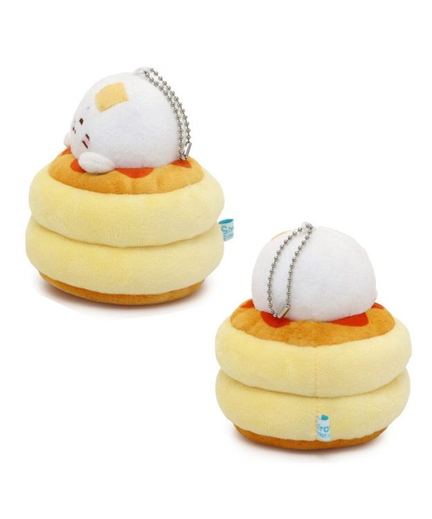 Mother garden しろたん はまったキーホルダー 《パンケーキ》 単品 パンケーキ