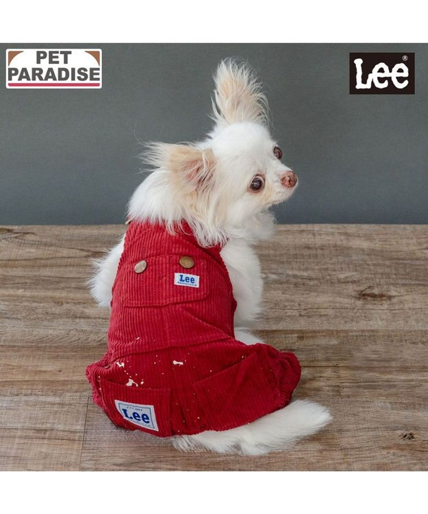 PET PARADISE Lee スプラコデュロ オーバーオール 小型犬 レッド