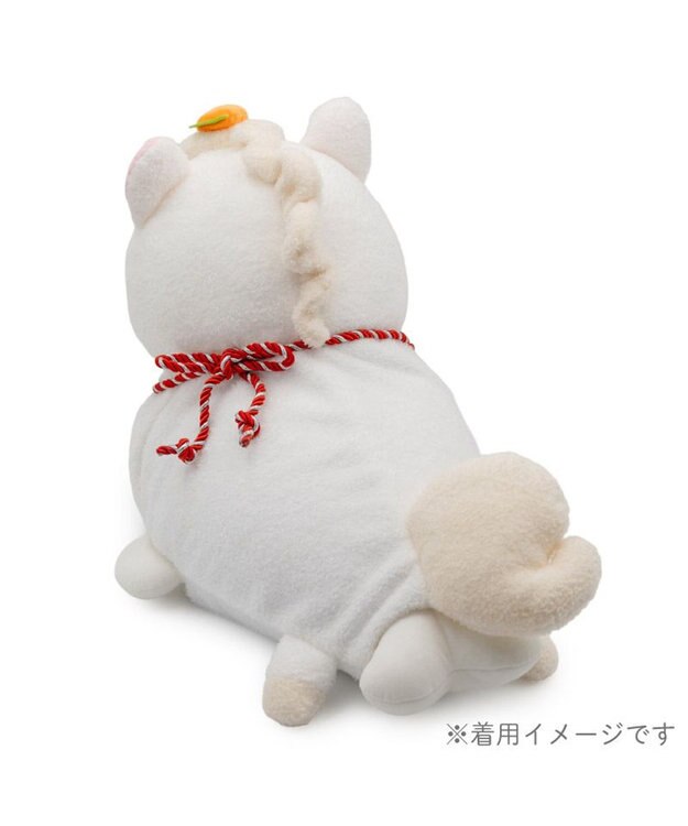 Mother garden しろたん 午年 抱き枕カバー 55cm用 《白》 単品 白
