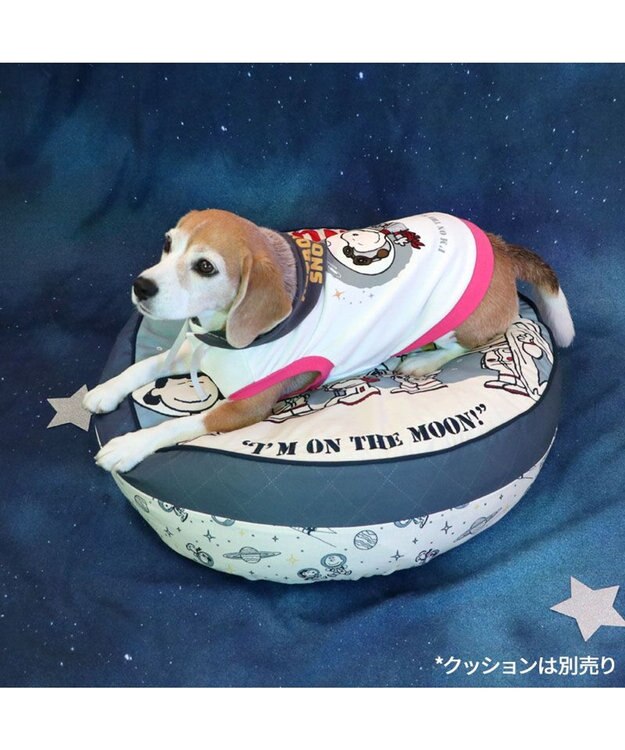 PET PARADISE スヌーピー 反射パーカー アストロノーツ 《ホワイト》 中型犬 ホワイト
