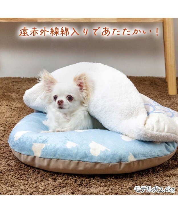 PET PARADISE ディズニー トイ・ストーリー 遠赤外線 くつろぎマット Ｓ ホワイト×ブルー