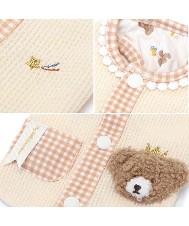 PET PARADISE ペットパラダイス くま やさしいベスト リーバーシブル 小型犬 ホワイト