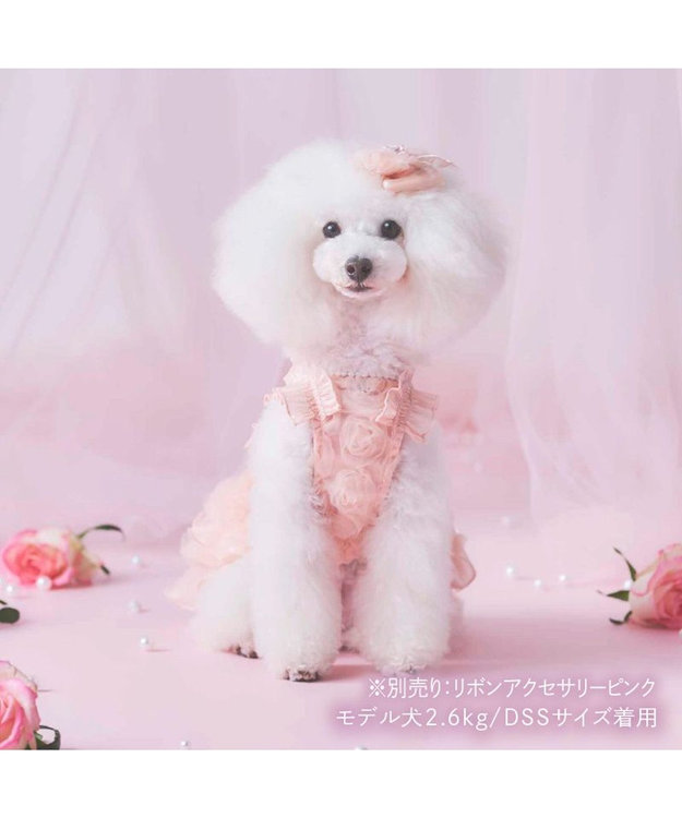 PET PARADISE cherircouture メニーローズ ワンピース ピンク 小型犬 ピンク