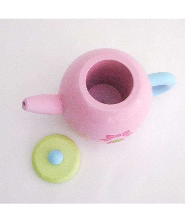 Mother garden  【ギフト巾着セット商品】 マザーガーデン 野いちご スウィートカフェリボン 《パステルティーポット付き》 ギフト巾着付きカフェリボン&ポット