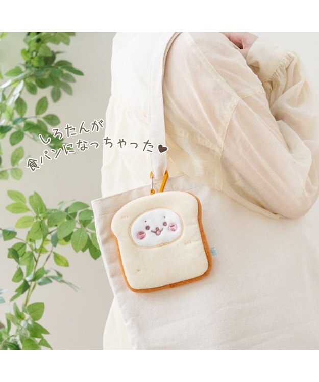 Mother garden しろたん ぺたんこポーチ 《食パンたん》 食パンたん