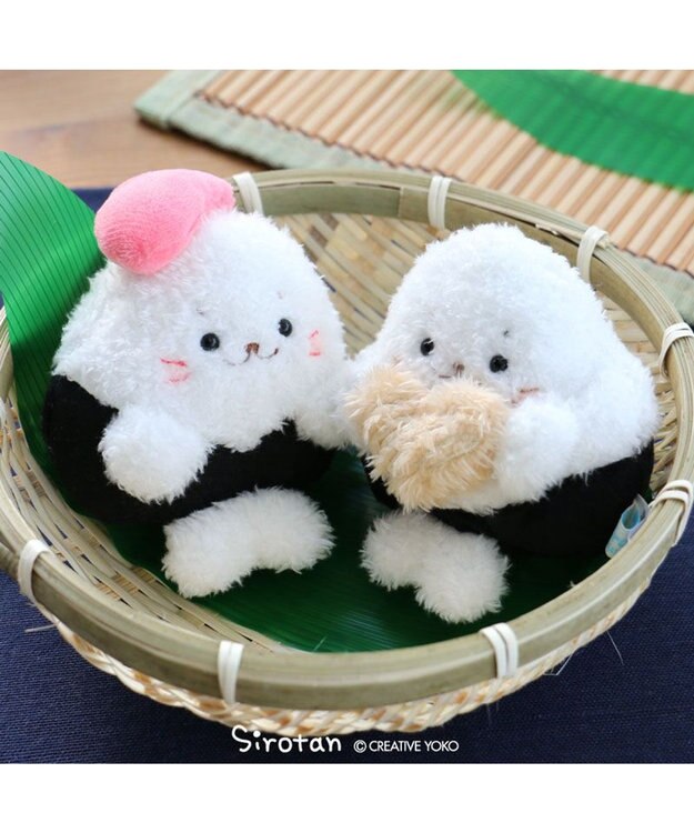 Mother garden しろたん 手のりマスコット おにぎり 《 明太子 / ツナマヨ 》 単品 明太子おにぎり
