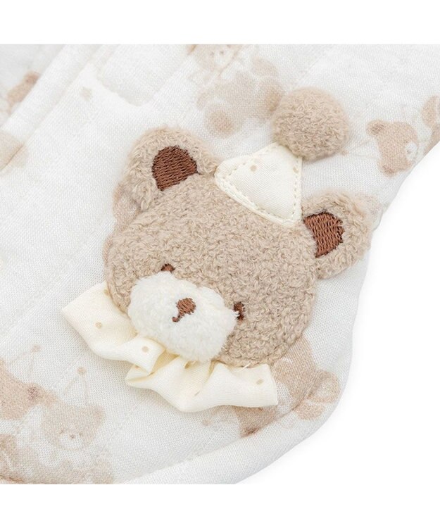 PET PARADISE ペットパラダイス くまちゃん 仲良し柄 ふわりとキルトベスト小型犬 ブラウン