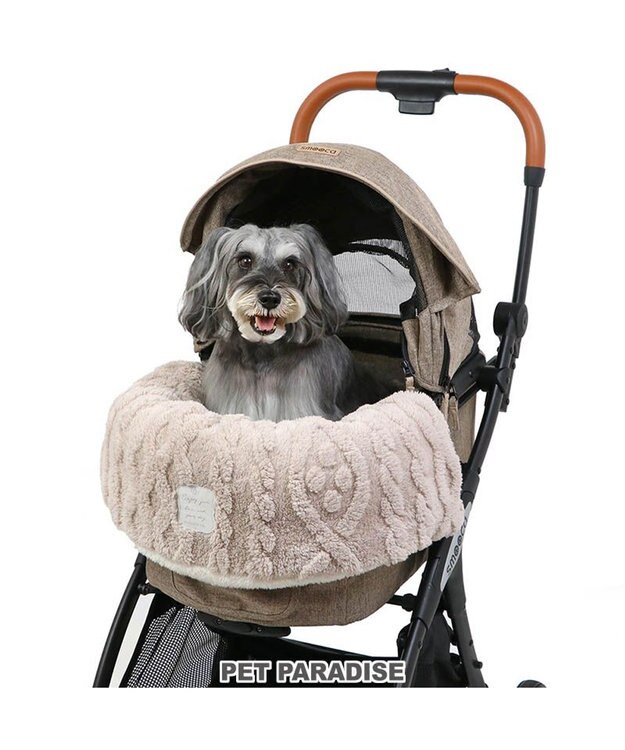 PET PARADISE ペットパラダイス ペットカートクッション 遠赤外線  《アラン柄》 アラン柄