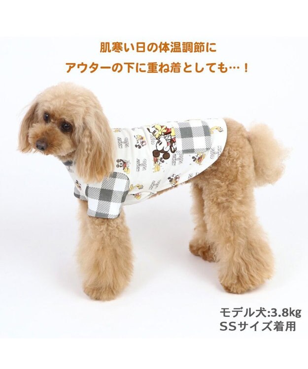 PET PARADISE ディズニー ミッキーマウス ペティヒート Tシャツ 《ミッキー&プルート》小型犬 グレー