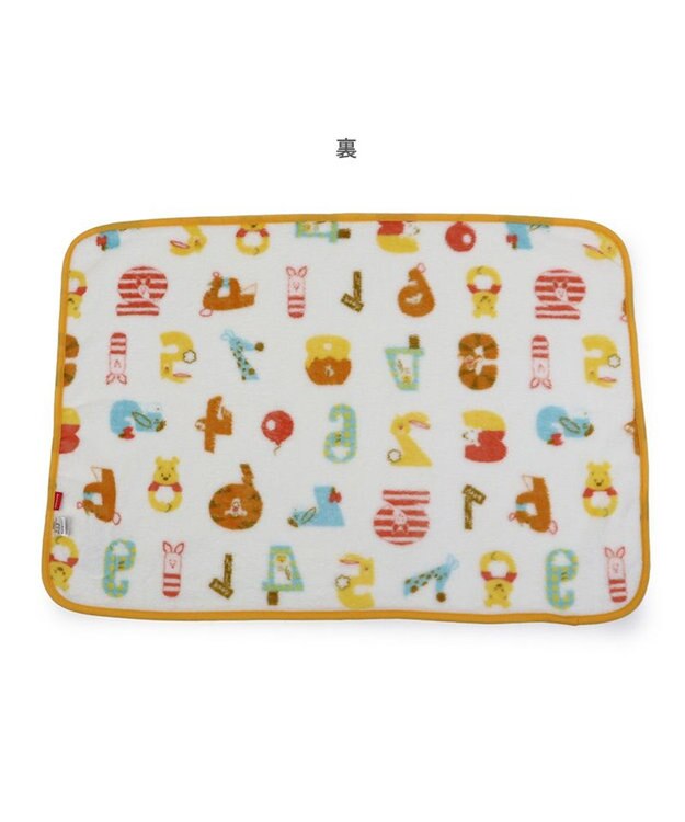 PET PARADISE ディズニー くまのプーさん ブランケット 《数字柄》 90×60cm 数字柄