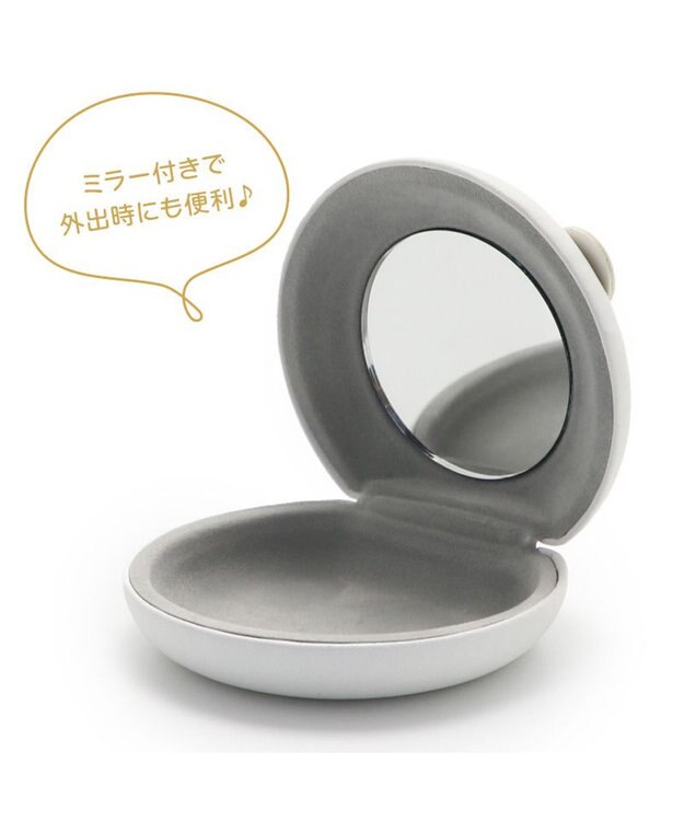 Mother garden しろたん アクセサリーケース 白～オフホワイト