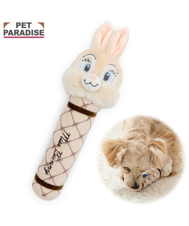 PET PARADISE ディズニー バンビ ミスバニー ダンベル トイ ベージュ