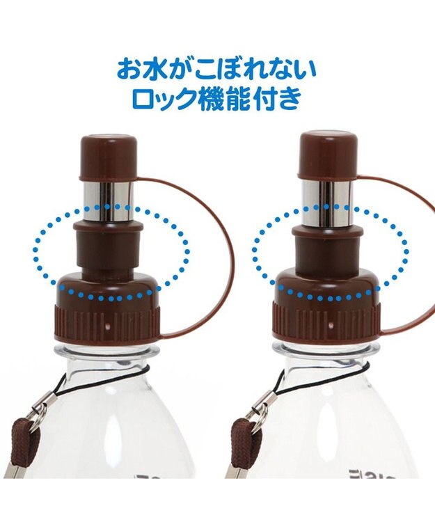 PET PARADISE 犬用品 ペットグッズ お散歩  お水携帯ボトル（茶）220ｍＬ -