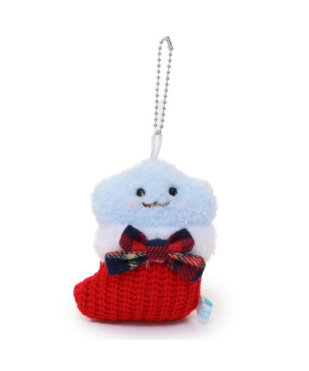 Mother garden しろたん クリスマス靴下キーホルダー 《しぇる》 単品 しぇる