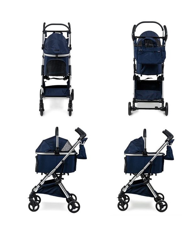 PET PARADISE ショップ限定カラー smooca mini ペットカート 《ネイビー》 ネイビー